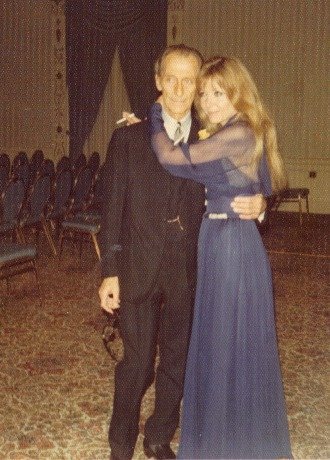 Peter Cushing et Ingrid Pitt en 1975 à New York pour la Convention Famous Monsters