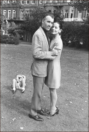 Christopher Lee et son épouse