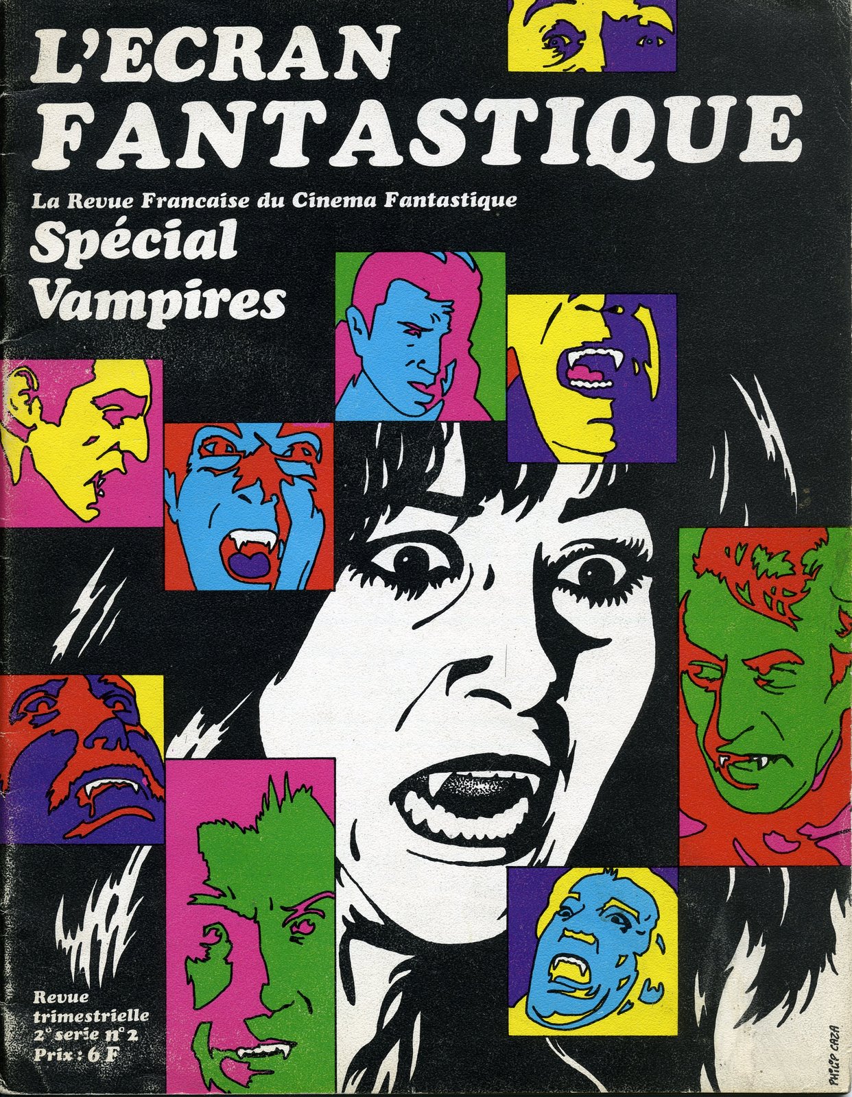 "Vampire Lovers" à la une de l'Ecran Fantastique, en 1970