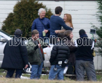 Fin de la prise, sous l'oeil attendri de Chris Carter...