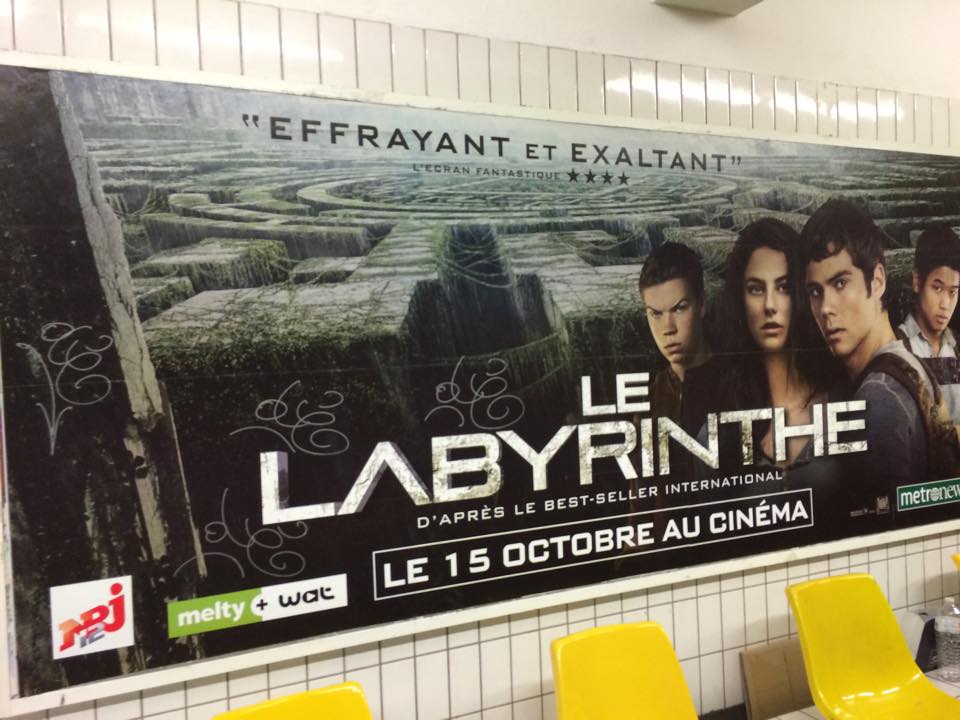 Promo de LABYRINTHE dans le métro parisien....