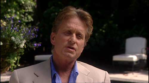 Fin de tournage pour "The Ghosts of Girlfriend Past" avec Michael Douglas (suite ci-dessous).