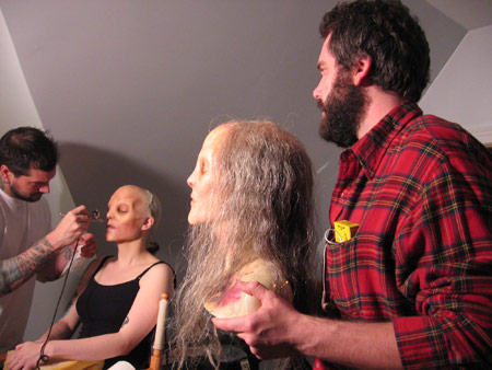 séance de maquillage