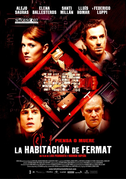 Le Grand Prix de l'European Fantasy Film 2008, LA HABITACION DE FERMAT, sortira en France le 10 décembre (voir ci-dessous).
