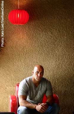 Abel et Cain dans le vampire movie "The Bleeding'" (voir ci-dessous)