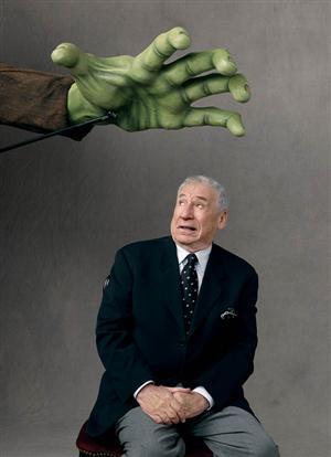 Le "Pizzaman" pour Mel Brooks (voir ci-dessous)