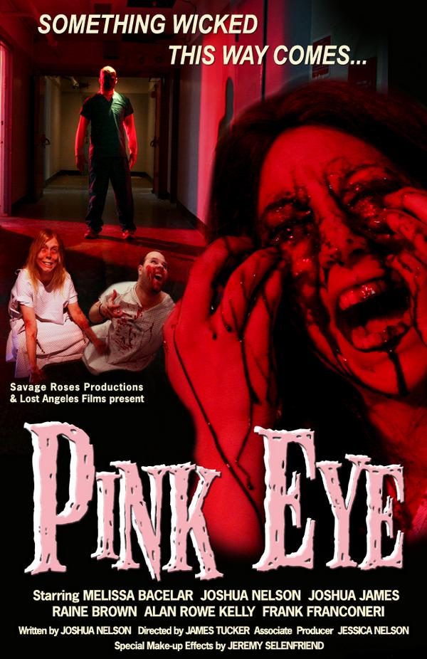 Réalisé par l'afro-américain James Tucker ("Last Rites of the Dead") d'après un script de Joshua Nelson,qui tient également le rôle principal du film, le très sanglant "Pink Eye" sera distribué cet été aux USA...