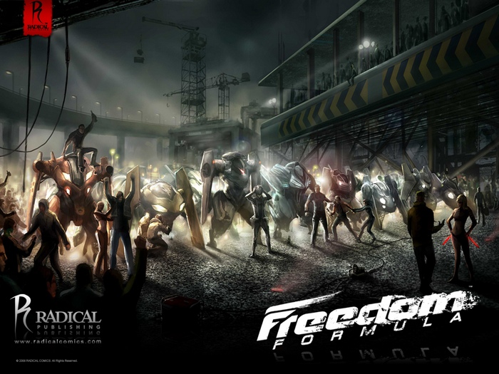 Mini-série de comics en 5 parties créée par Edmund Shern et publiée par Radical Publishing, "Freedom Formula", sorte de "Top Gun futuriste",  va être adaptée à l'écran (suite ci-dessous)