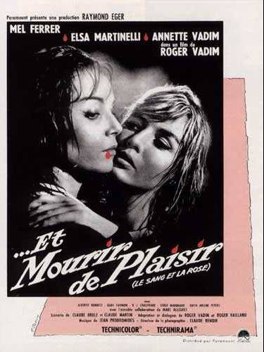 Et mourir de plaisir, de Roger Vadim d'après Sheridan le Fanu