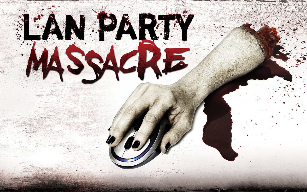 Retour aux slashers des années 80, "Lan Party Massacre" voit des gamers se opposés à un serial-killer, qui les massacrera un par un (voir ci-dessous)