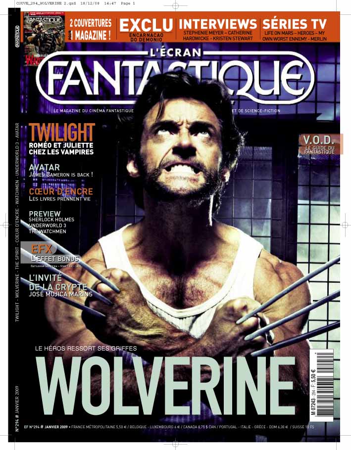 Parution samedi 3 janvier de l'EF n°294, notre premier numéro de l'année 2009 (voir ci-dessous)