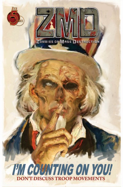 Bande dessinée créée par Kevin Grevioux (Underworld) et publié par Red5 Comics, "ZMD : Zombies of Mass Destruction" sera adaptée par Dirk Blackman et Howard McCain (suite ci-dessous).