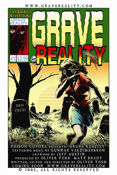 Ecrit, dirigé et monté par Oliver Tosh, "Grave Reality" se présente comme un comic book cinématographique mêlant les styles visuels de "Creepshow" et de "A Scanner Darkly".