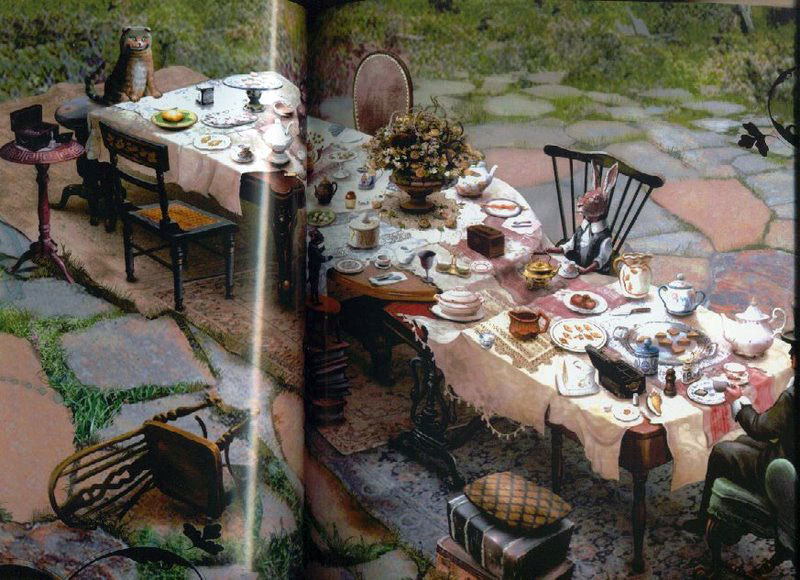 Concepts artistiques pour "Alice in Wonderland", le nouveau Tim Burton en 3D avec Johnny Depp. Les 10mn présentées à la presse en janvier dernier s'avèrent extrêmement prometteuses. Rien d'étonnant de la part de ce génial cinéaste !