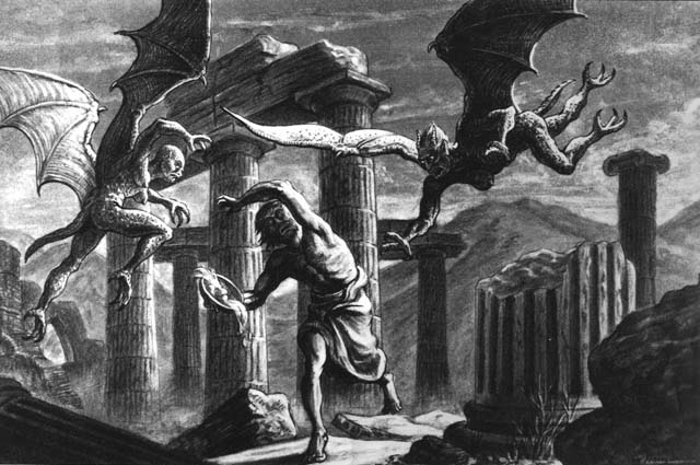 dessin de production de Ray Harryhausen