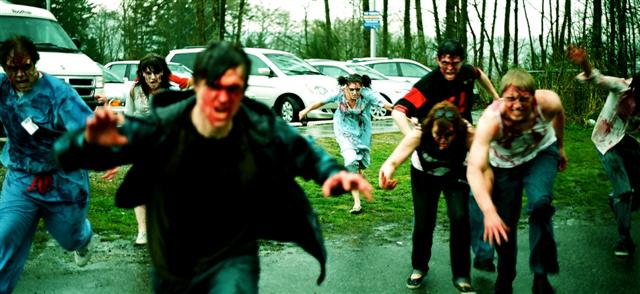 Le canadien "Yesterday" de Rob Grant, présenté comme un croisement entre "Dawn of the Dead" et "Délivrance"....(voir ci-dessous)