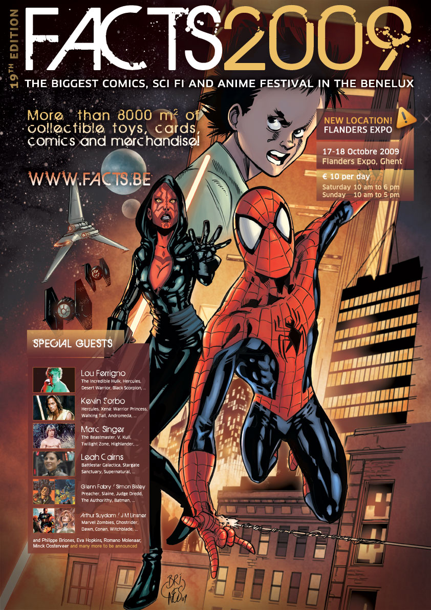 La 19e édition de F.A.C.T.S. (abréviation de : Fantasy - Animation - Comics - Toys – Space) aura lieu les 17 et 18 octobre 2009  au Flanders Expo à Gand (Belgique) (suite ci-dessous)