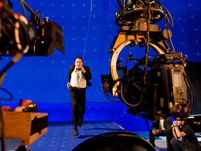 John Cusak sur le tournage