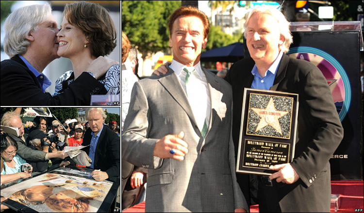 James Cameron possède maintenant son étoile à Hollywood...