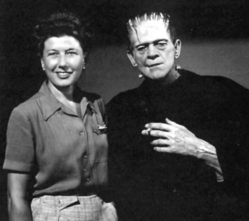 Evelyn Helmore et son mari Boris Karloff