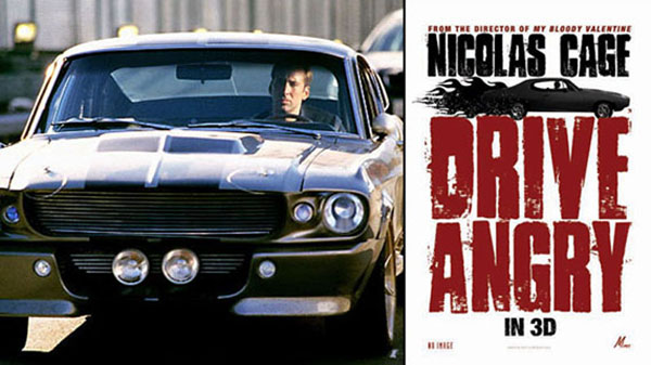 "Drive Angry," que l'on doit au duo Patrick Lussier/Todd Farmer, raconte l'histoire d'un automobiliste (Nicolas Cage) partant à la poursuite de ceux qui ont tué sa fille après avoir kidnappé son bébé (suite ci-dessous)