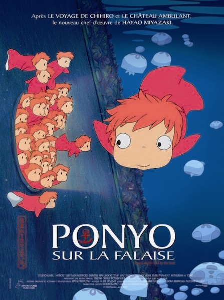 Ponyo sur la falaise