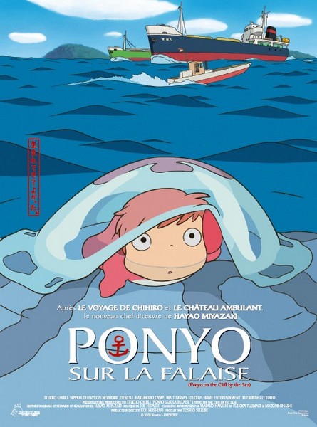 Ponyo sur la falaise