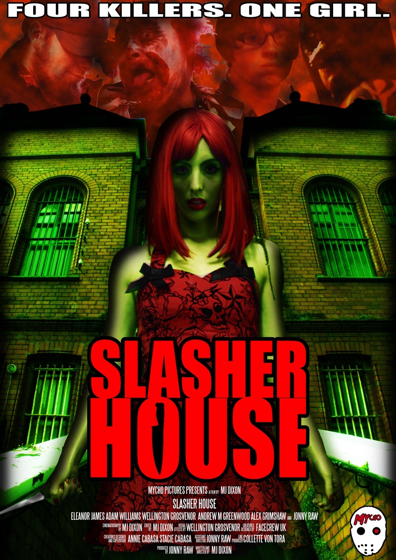 Tourné dans une prison abandonnée de l'Ile de Man, "Slasher House" de M.K. Dixon voit une jeune fille affronter quatre des plus redoutables et vicieux serial-killer au monde sans qu'elle sache pourquoi elle se retrouve plongée dans ce cauchemar...