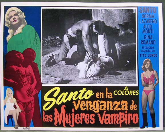 Santo en la venganza de las mujeres vampiro (Mexique, 1970) de Federico Curiel.