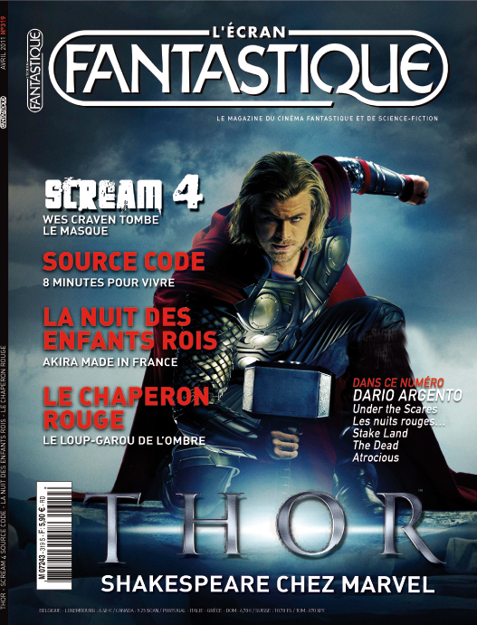 En couverture de L'Ecran Fantastique