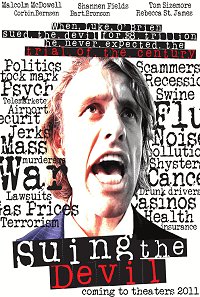 Malcolm McDowell incarne le diable dans SUING THE DEVIL (voir ci-dessous)