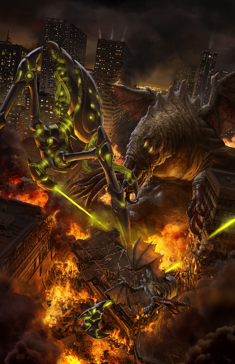 DreamWorks a sollicité Tim Burton pour que ce dernier se penche sur une adaptation du jeu de miniatures "Monsterpocalypse." (voir ci-dessous)