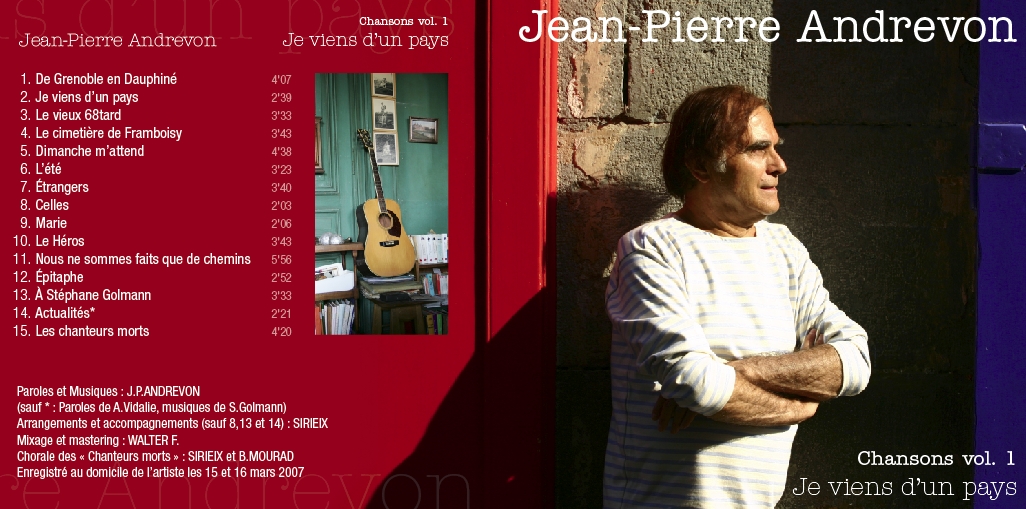 LE C.D. de Jean-Pierre Andrevon ! (écouter ci-dessous)