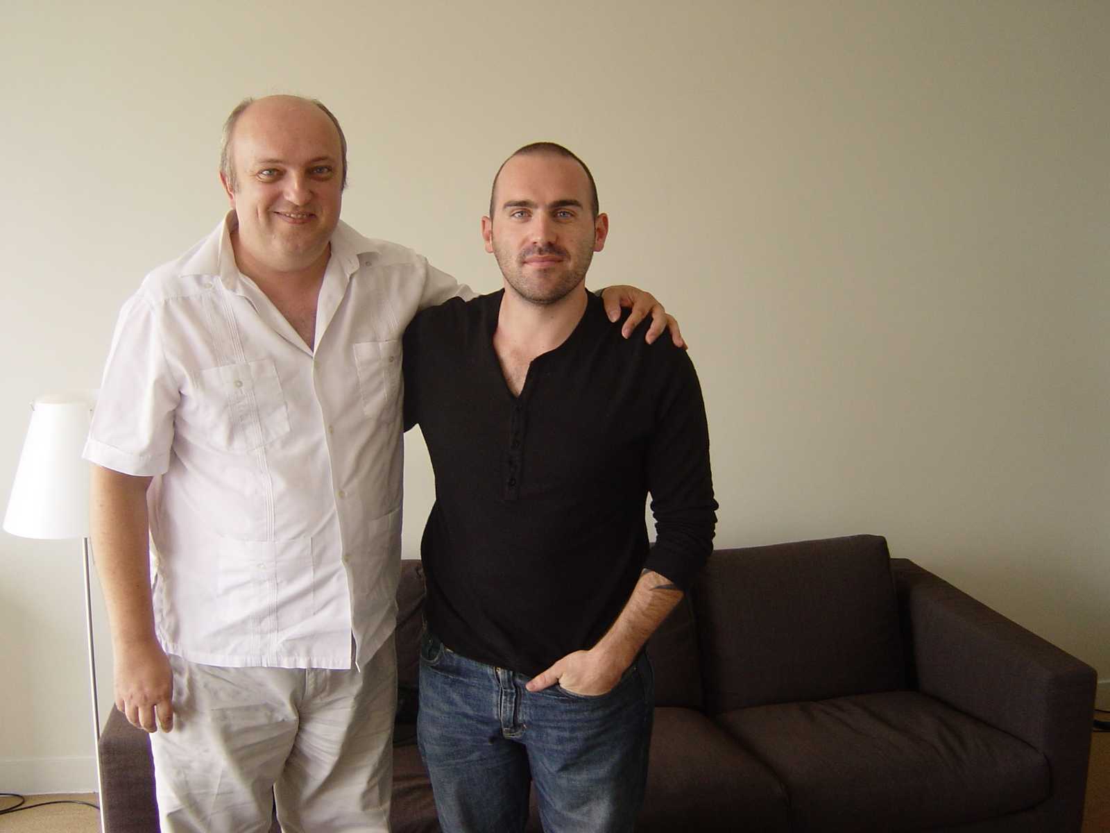 Jean-Luc Vandiste et Julien Leclerq, réalisateur de "Chrysalis" , polar français de science-fiction (voir interview dans l'Ecran Fantastique n°280, octobre 2007).
