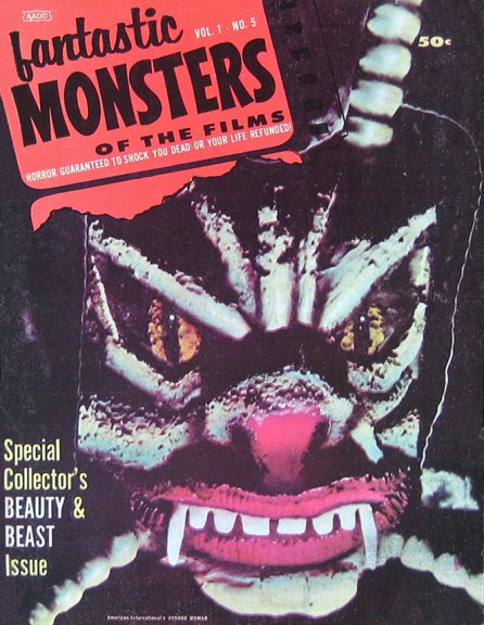 Créé par le maquilleur de cinéma Paul Blaisdell et Bob Burns, et publié en 1962 et 1963, Fantastic Monsters of the Films était une belle tentative pour créer un monster magazine plus adulte que ses prédécesseurs (suite ci-dessous)