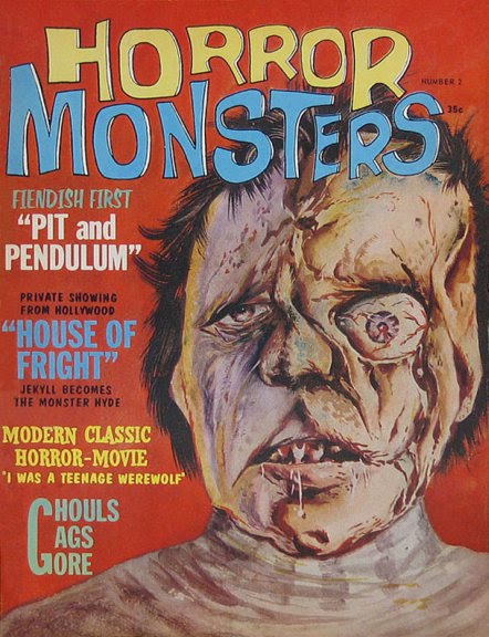Publié entre 1961 et 1964 par Charlton Publications, éditeur de plusieurs comics, qui profita de la mode des monster magazines pour créer Horror Monsters et Mad Monsters.