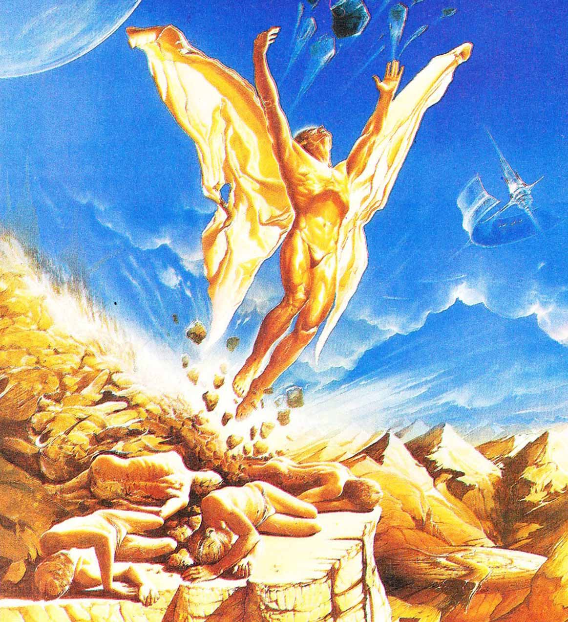 L'affiche du 17 ème Festival du film Fantastique/SF réalisée par W.Siudmak en 1988.