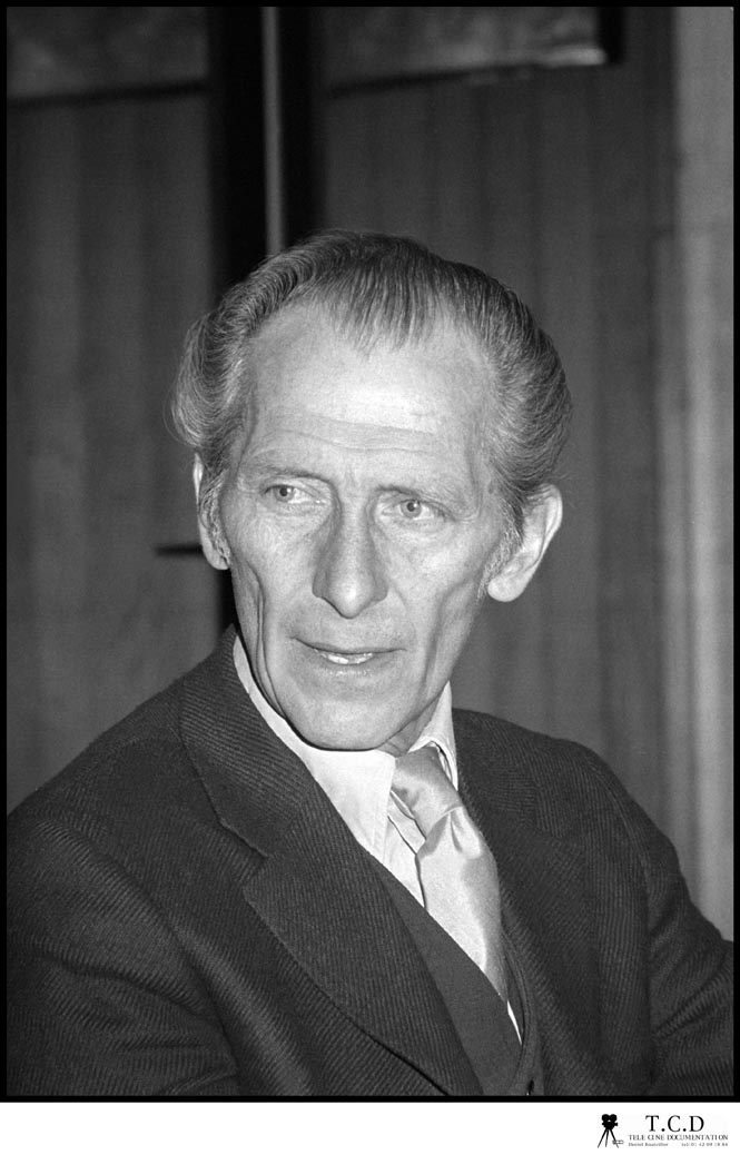 Peter Cushing et Terence Fisher, Invités d'Honneur du 2e Festival International de Paris du Film Fantastique et de SF (1974). Photos : Jean-Louis  Rancurel