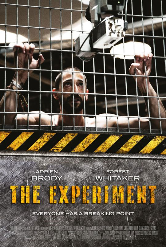 Le thriller "The Experiment" est un remake du germanique "L'Expérience" d'Oliver Hirschbiegel, où 26 hommes sont choisis pour jouer le rôle de gardes et de prisonniers en vue d'une étude psychologique (voir ci-dessous)
