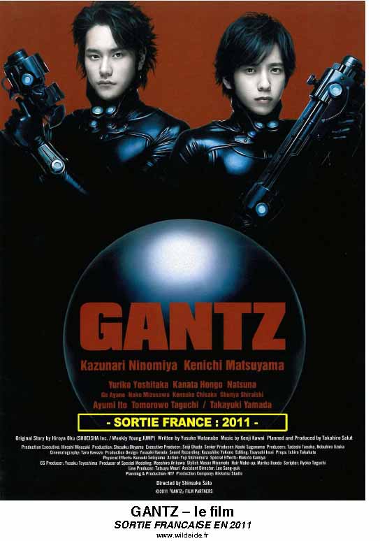 "Gantz" sortira en France en 2011 (voir ci-dessous)