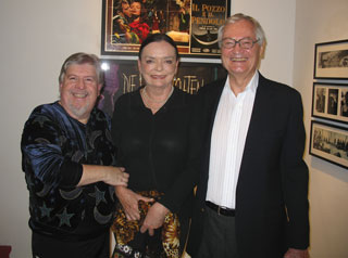David DelValle,Barbara Steele & Roger Corman