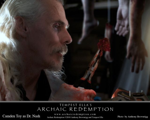 .... qui avait déjà abordé le genre voici trois ans avec la comédie d'horreur "Red Victoria", où il tenait le rôle principal, "Archaic Redemption" est en préproduction pour une sortie envisagée en 2012.....