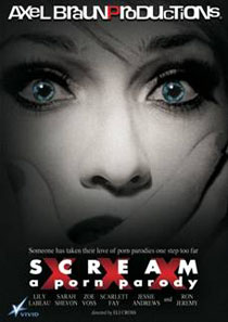 La série "Scream" vient de faire l'objet d'une parodie X intitulée "Scream XXX", qui reprend le ton humoristique de l'original, ainsi que les éléments de référence de ses séquelles. Le film, sortant le 15 avril aux USA, a été réalisé par Eli Cross.