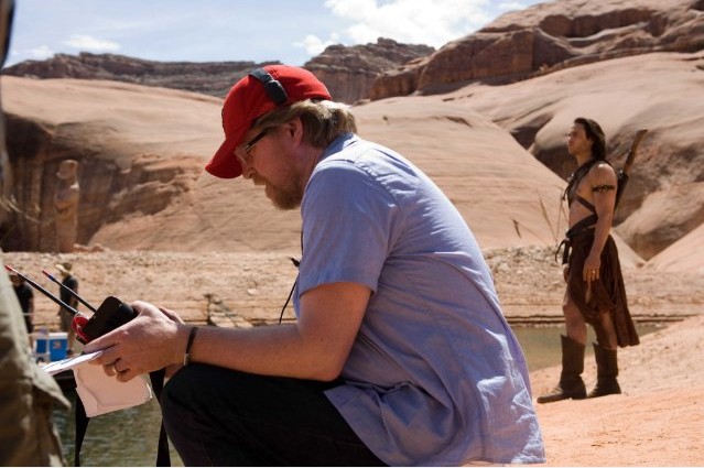 le réalisateur, sur le tournage