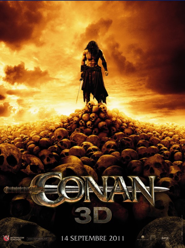 C'est le 14 septembre que sortira en France le "Conan" de Marcus Nispel, distribué en 3D, où Jason Momoa succède à Arnold Scharzenegger dans le rôle-titre...