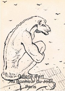 "Chimère et animaux" vers 1943