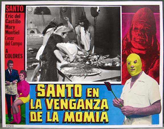 Santo en la venganza de la momia