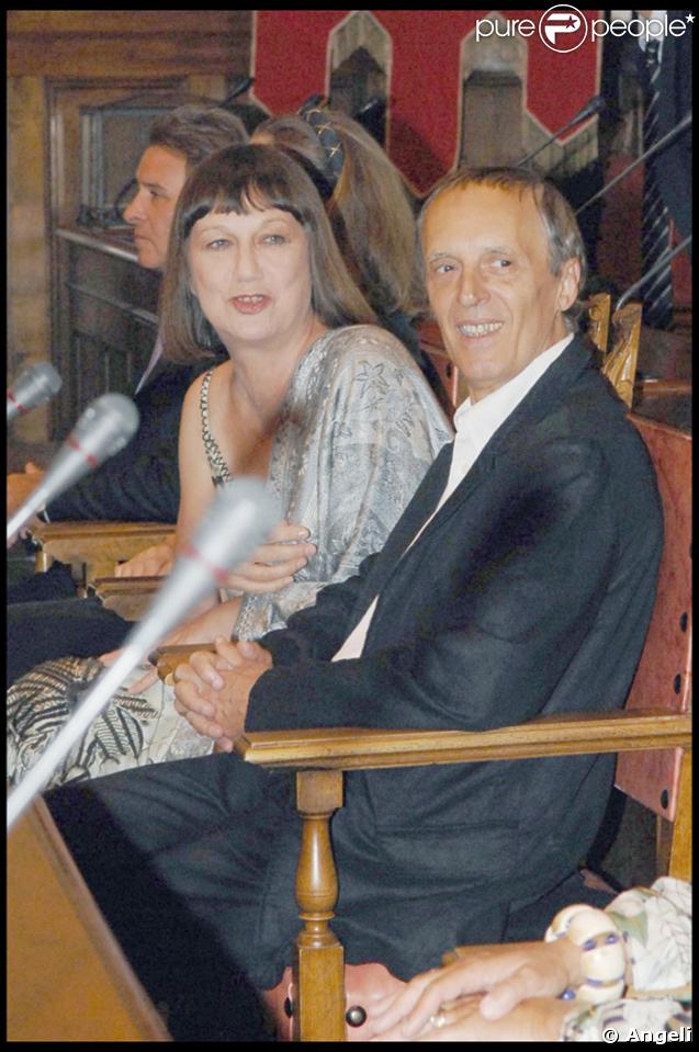 Daria Nicolodi et Dario Argento au mariage de leur fille Asia