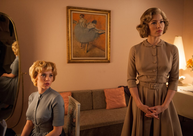 Scarlett Johansson dans le rôle de Janet Leigh et Jessica Biel dans celui de Vera Miles