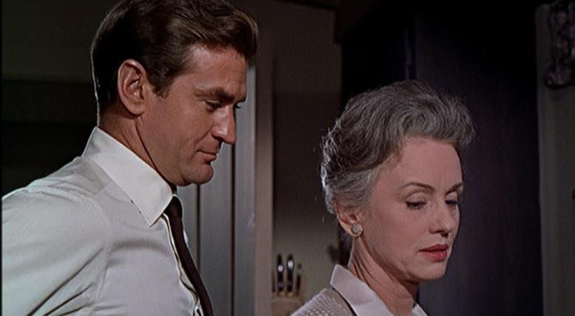Jessica Tandy et Rod Taylor